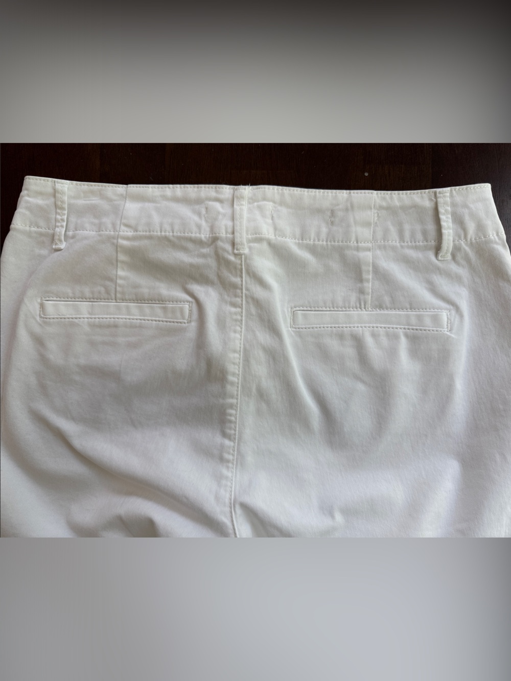 LOFT White Chino Straight Pants - Picture 9 of 9